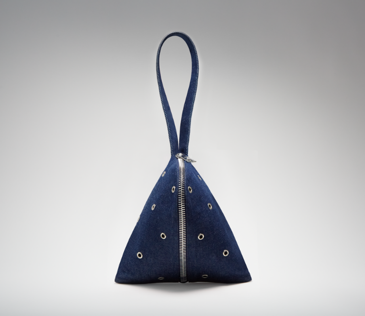 SAC FORTUNE COOKIE DENIM BLEU