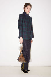 TARTAN WOOL MICKEY JACKET