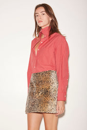 CHEMISE FIRST EN COTON ROUGE