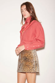 CHEMISE FIRST EN COTON ROUGE