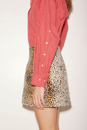 CHEMISE FIRST EN COTON ROUGE
