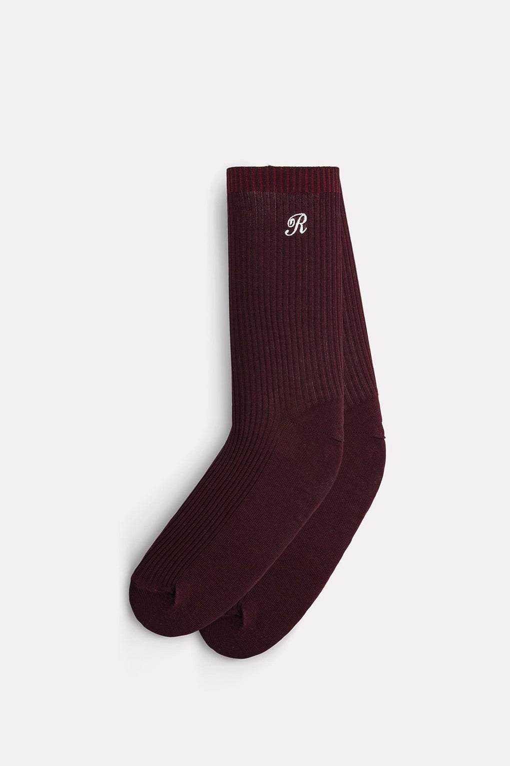 CHAUSSETTES DANCER EN FIL D'ECOSSE EN COTON BORDEAUX - ROSEANNA