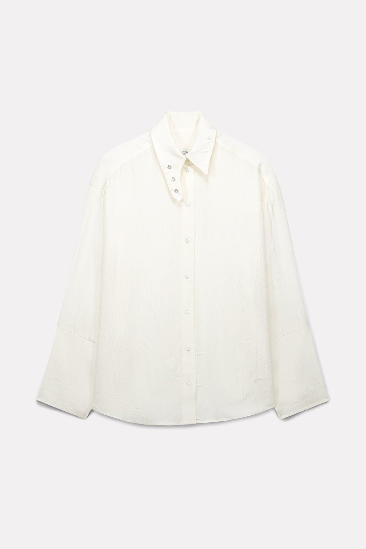CHEMISE ALLY EN SATIN D'ACÉTATE IVOIRE - ROSEANNA