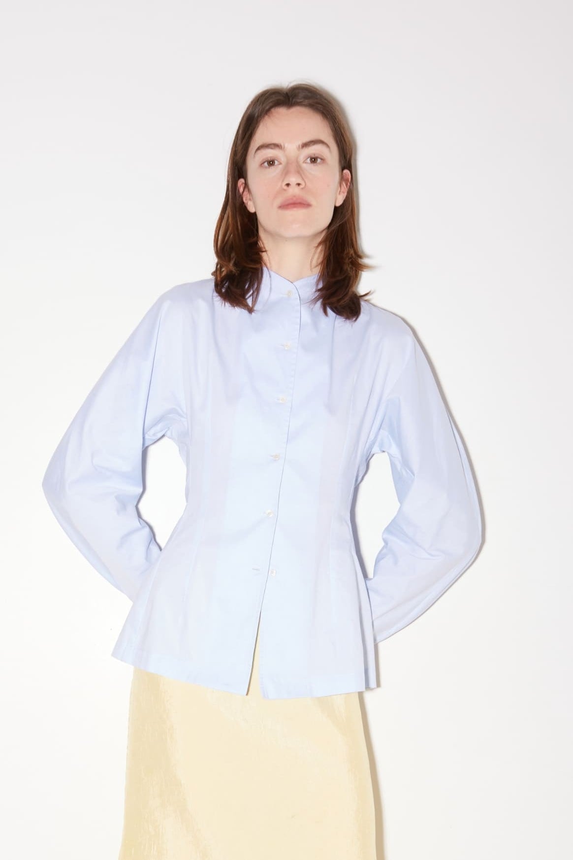 chemises charlene ralph - uni bleu - ROSEANNA