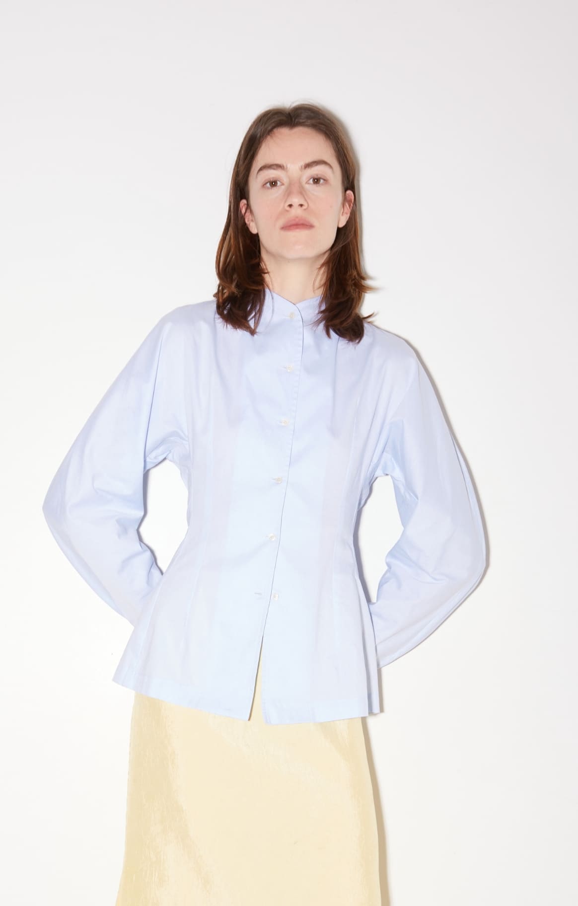 chemises charlene ralph - uni bleu - ROSEANNA