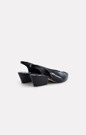 ESCARPINS SLINGBACK MONA NOIR - ROSEANNA