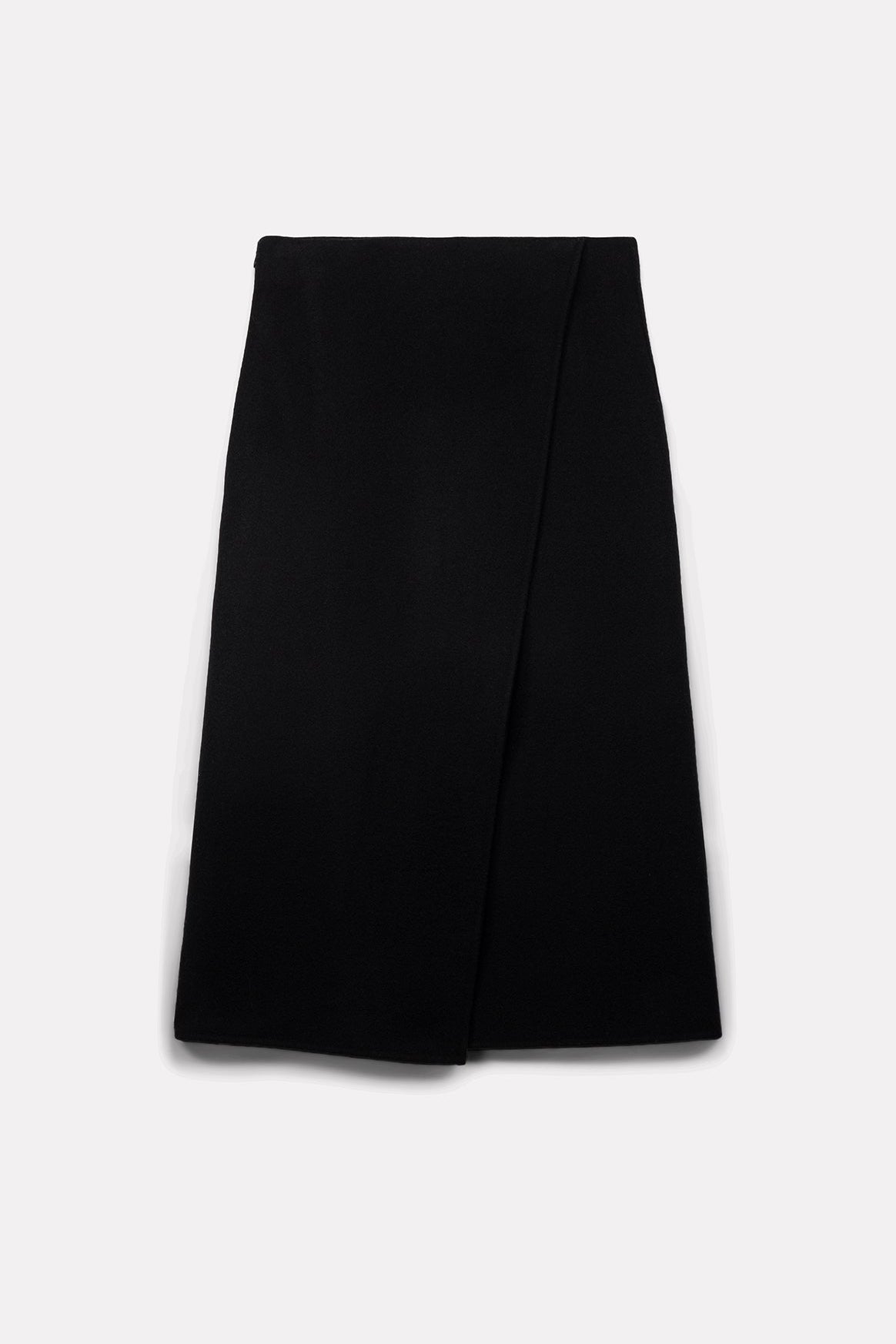 JUPE MARTIN EN LAINE NOIR - ROSEANNA