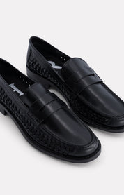 MOCASSINS SOUPLES BASTIAAN NOIR - ROSEANNA