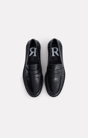 MOCASSINS SOUPLES BASTIAAN NOIR - ROSEANNA
