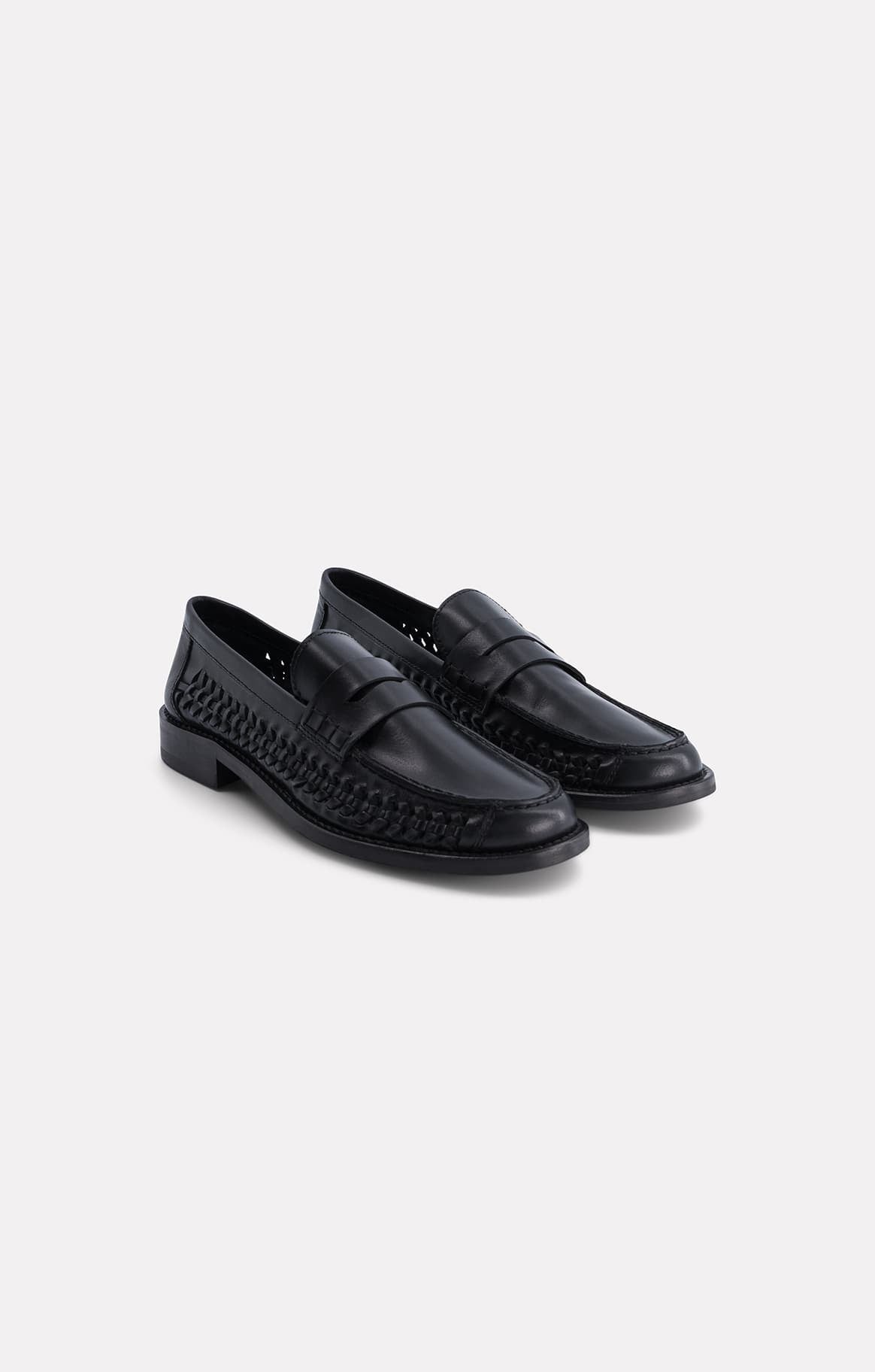 MOCASSINS SOUPLES BASTIAAN NOIR - ROSEANNA
