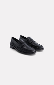 MOCASSINS SOUPLES BASTIAAN NOIR - ROSEANNA