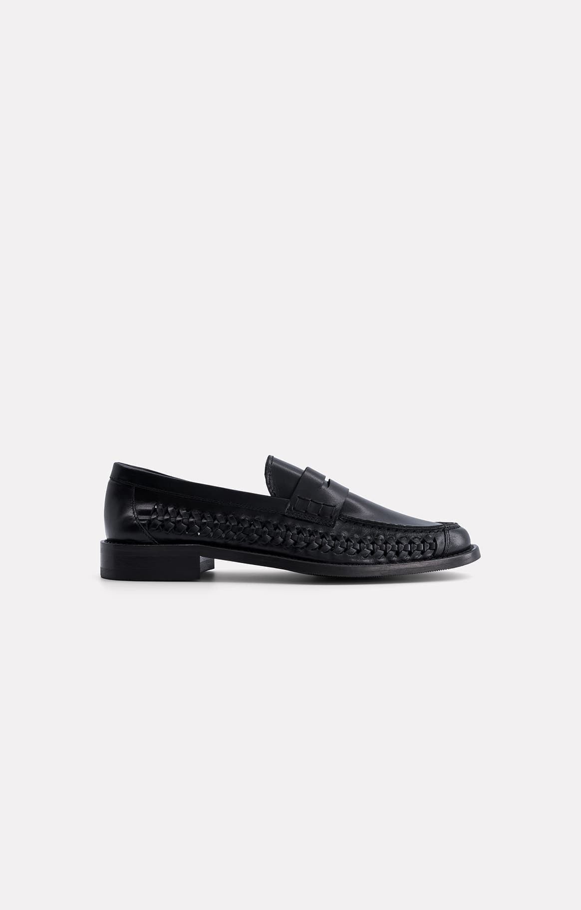 MOCASSINS SOUPLES BASTIAAN NOIR - ROSEANNA