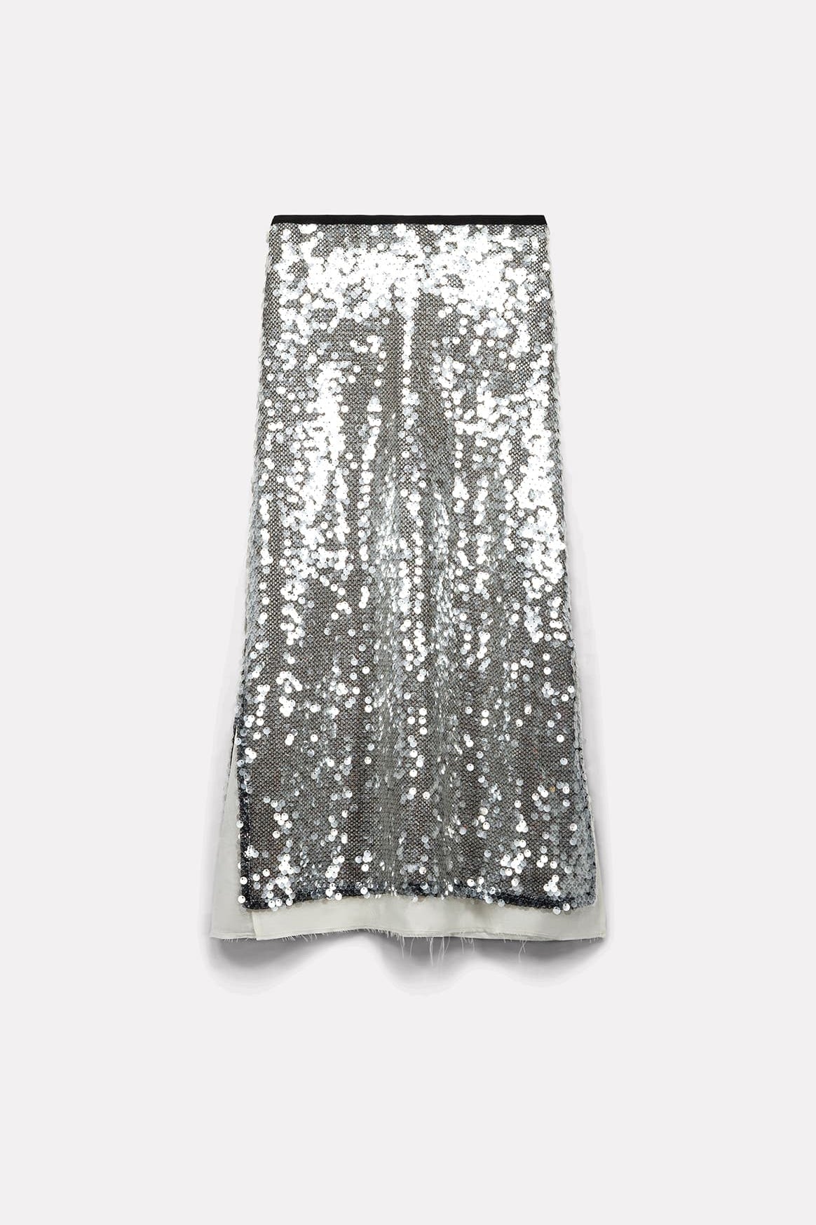 JUPE À SEQUINS ROSE SILVER - ROSEANNA