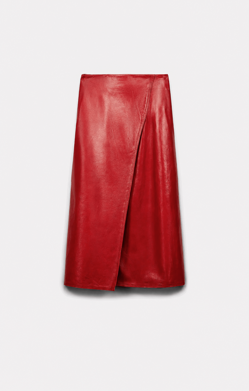 JUPE MARTIN EN CUIR LIPSTICK - ROSEANNA