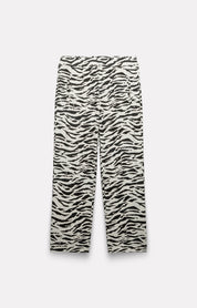 PANTALON BABE EN PIQUÉ DE COTON ZEBRA - ROSEANNA