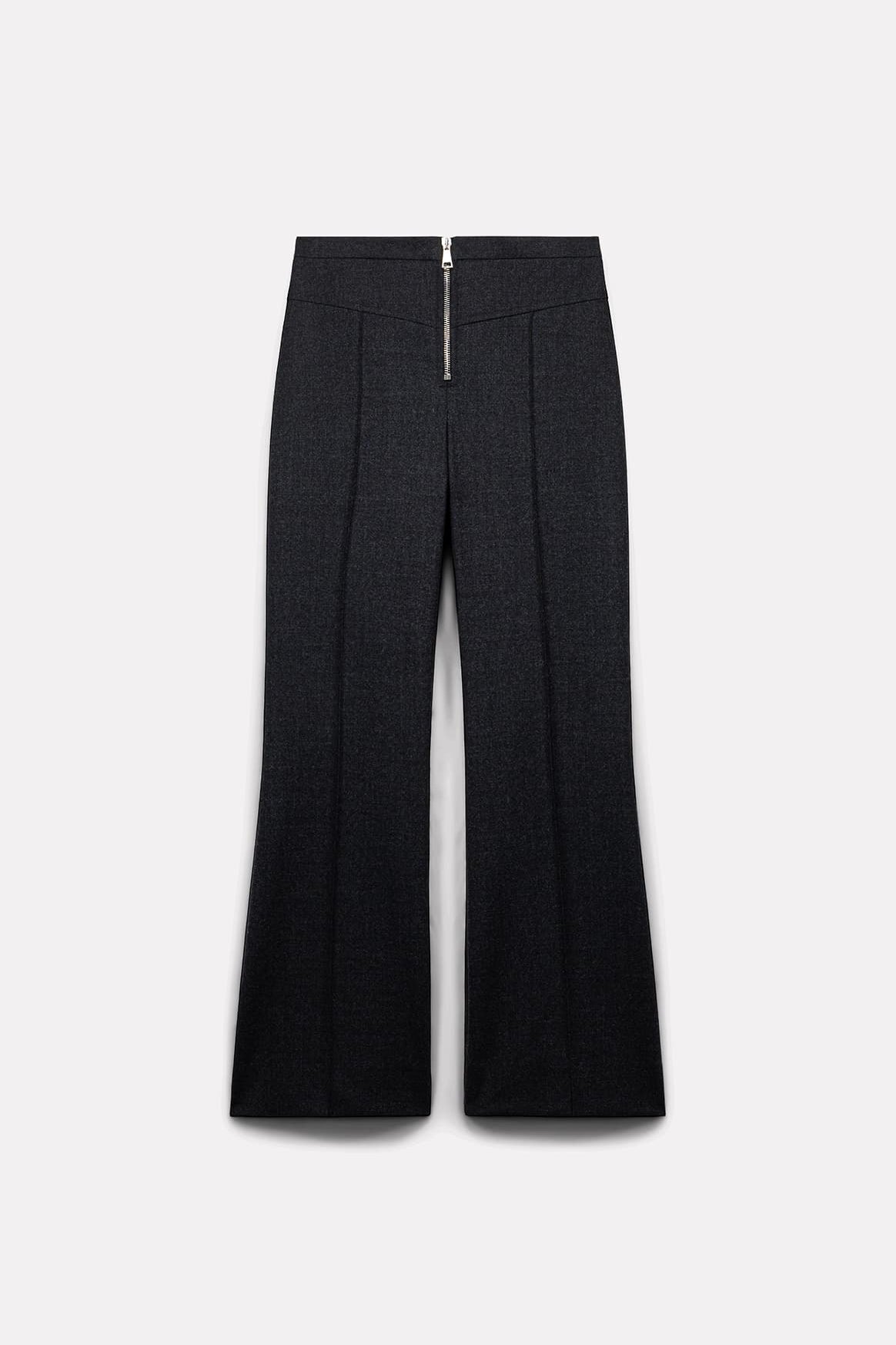 PANTALON DEAL EN LAINE ANTHRACITE - ROSEANNA
