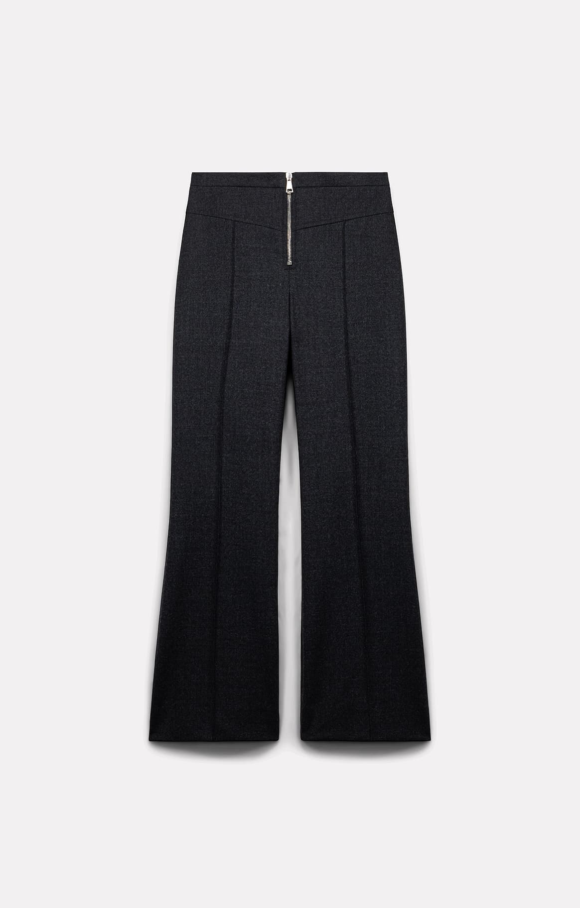 PANTALON DEAL EN LAINE ANTHRACITE - ROSEANNA