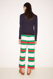 PANTALON EN COTON SONG ROSE - ROSEANNA