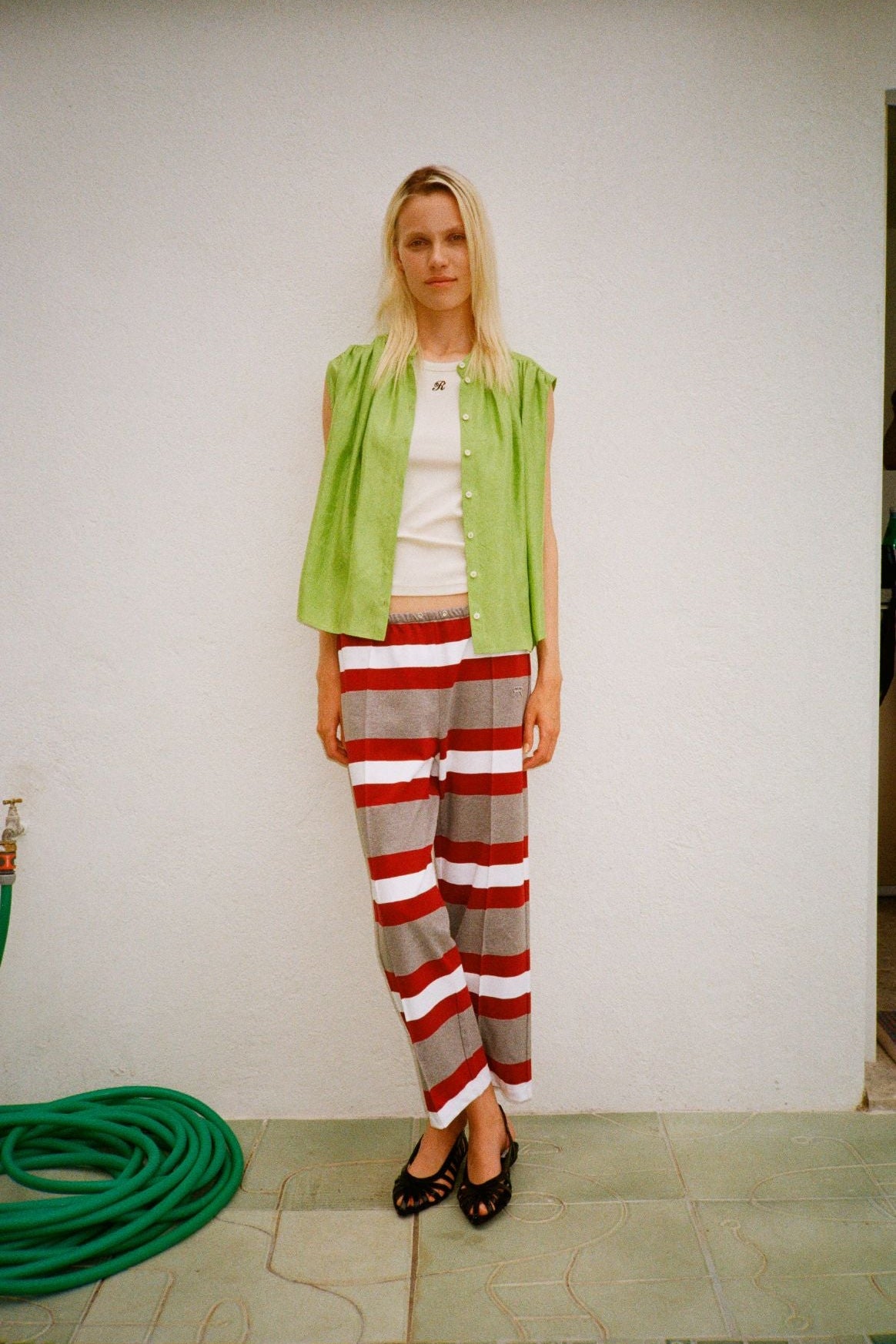 PANTALON EN COTON SONG SMOKE - ROSEANNA