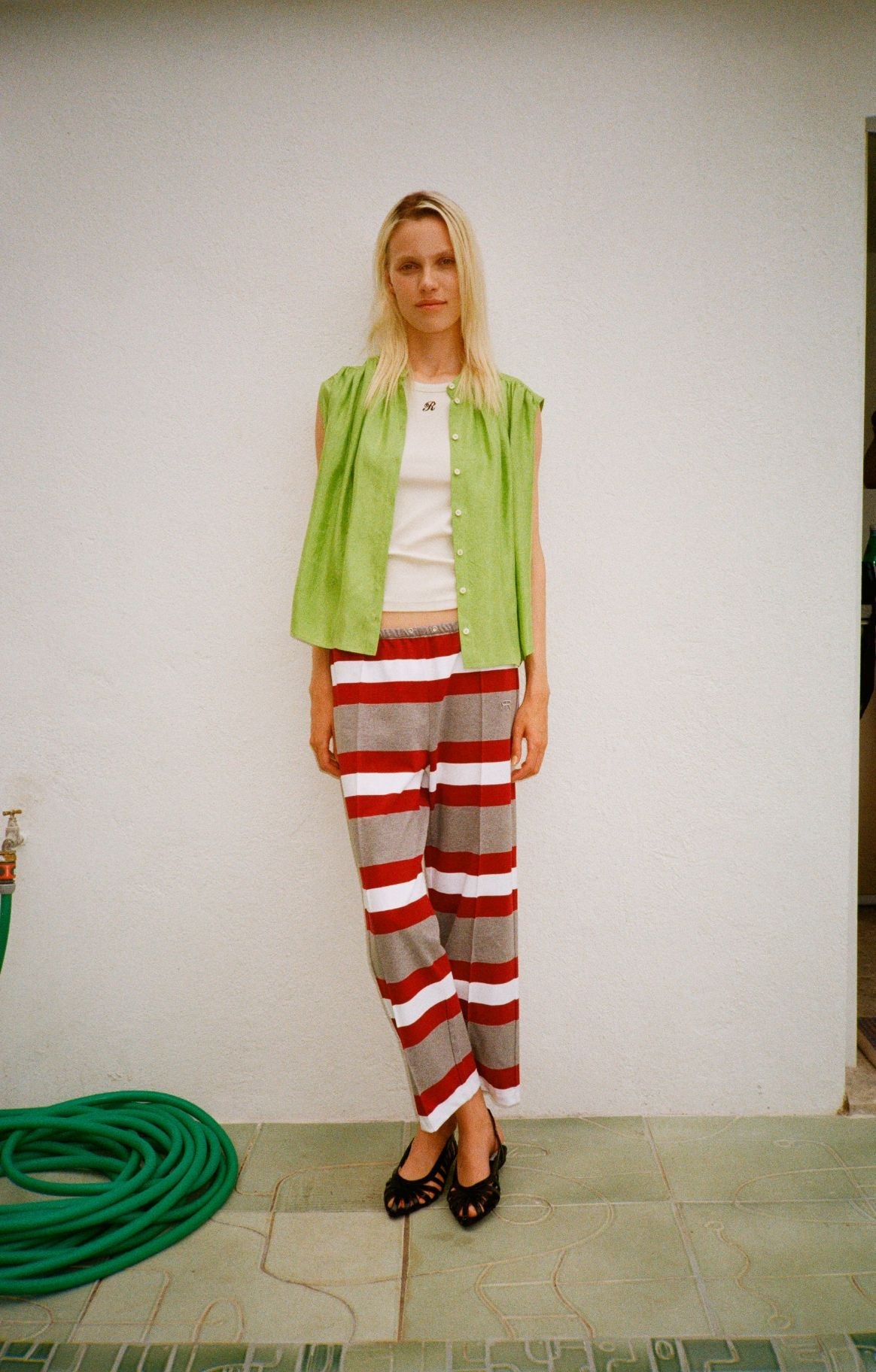 PANTALON EN COTON SONG SMOKE - ROSEANNA