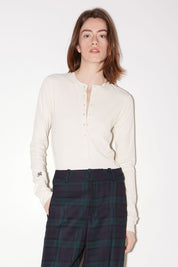 PANTALON LOU EN LAINE TARTAN - ROSEANNA