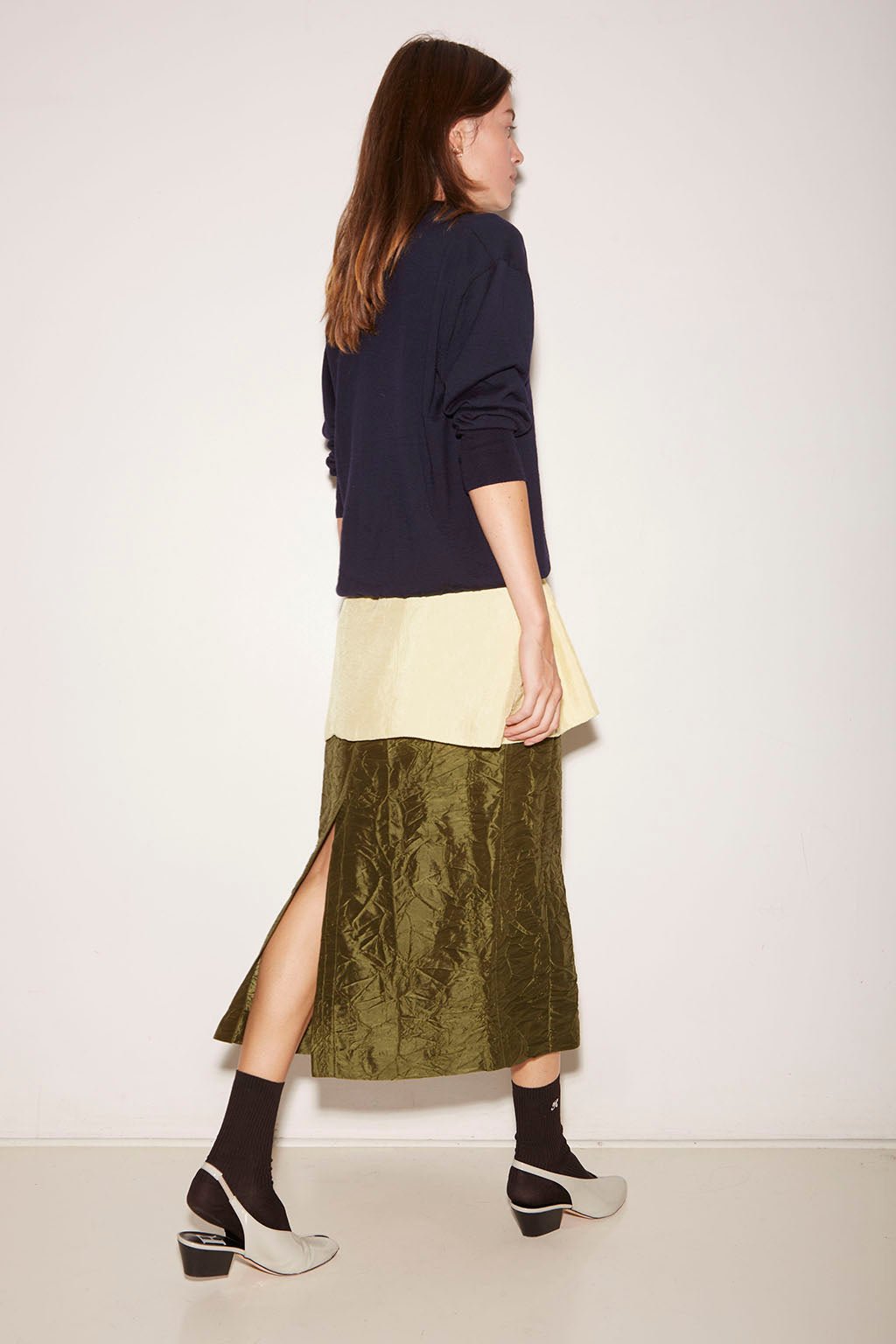 PULL POLO ELLA EN LAINE MÉRINOS NAVY - ROSEANNA