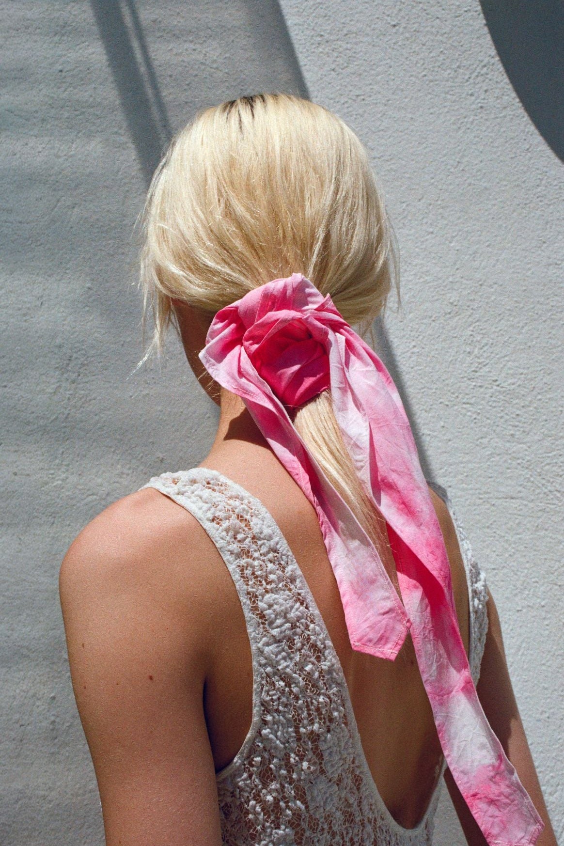 ROSEANNA x LA BONNE BROSSE - BANDANA SUN BRODÉ ROSE - ROSEANNA
