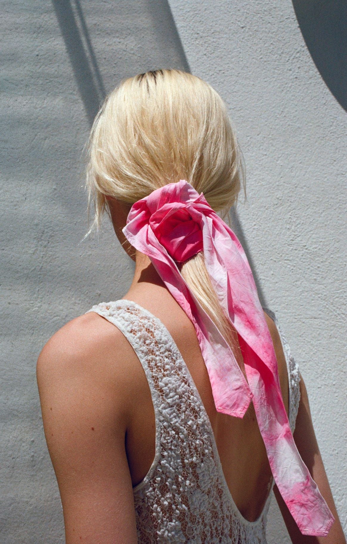 ROSEANNA x LA BONNE BROSSE - BANDANA SUN BRODÉ ROSE - ROSEANNA