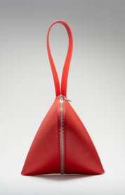 SAC FORTUNE COOKIE CUIR ROUGE - ROSEANNA