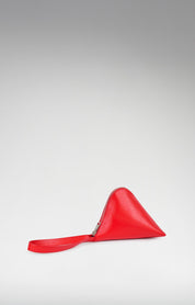 SAC FORTUNE COOKIE CUIR ROUGE - ROSEANNA