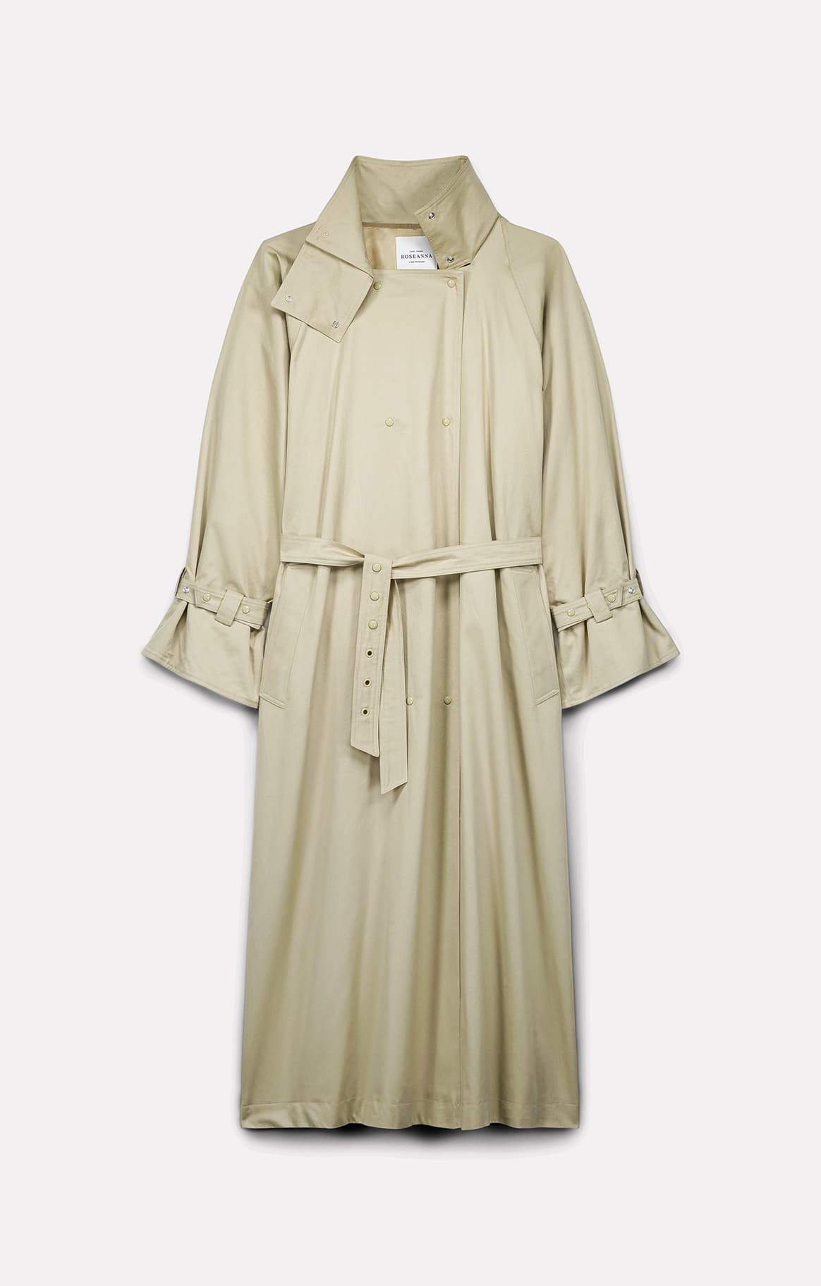 TRENCH YOKO EN GABARDINE DE COTON BEIGE - ROSEANNA