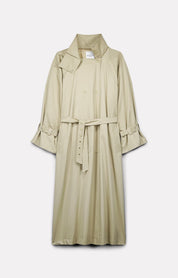 TRENCH YOKO EN GABARDINE DE COTON BEIGE - ROSEANNA