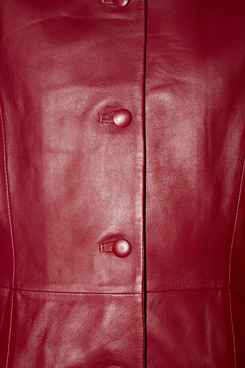 VESTE AJUSTÉE CHARLIE EN CUIR LIPSTICK - ROSEANNA