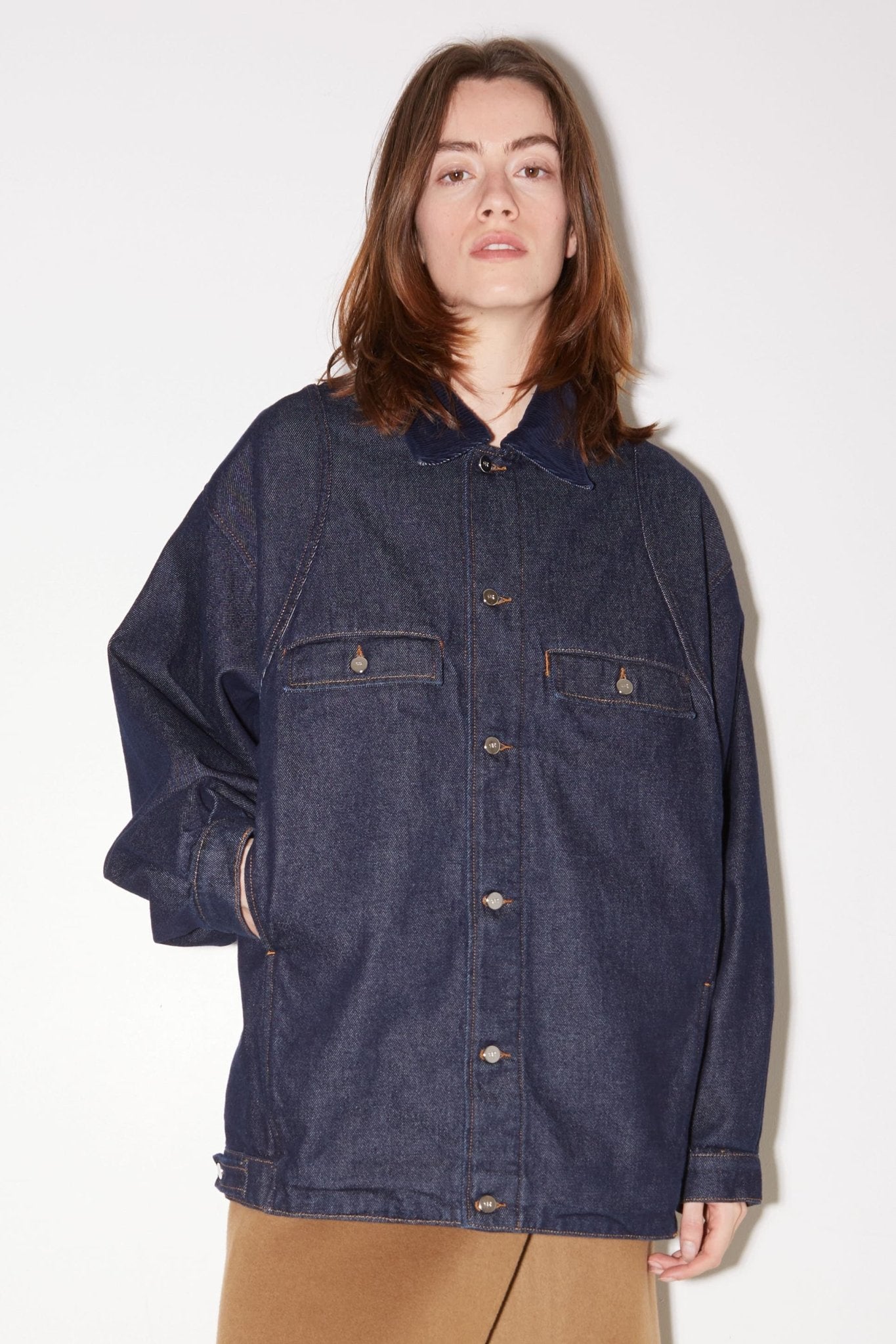 VESTE HENRI EN DENIM BRUT - ROSEANNA