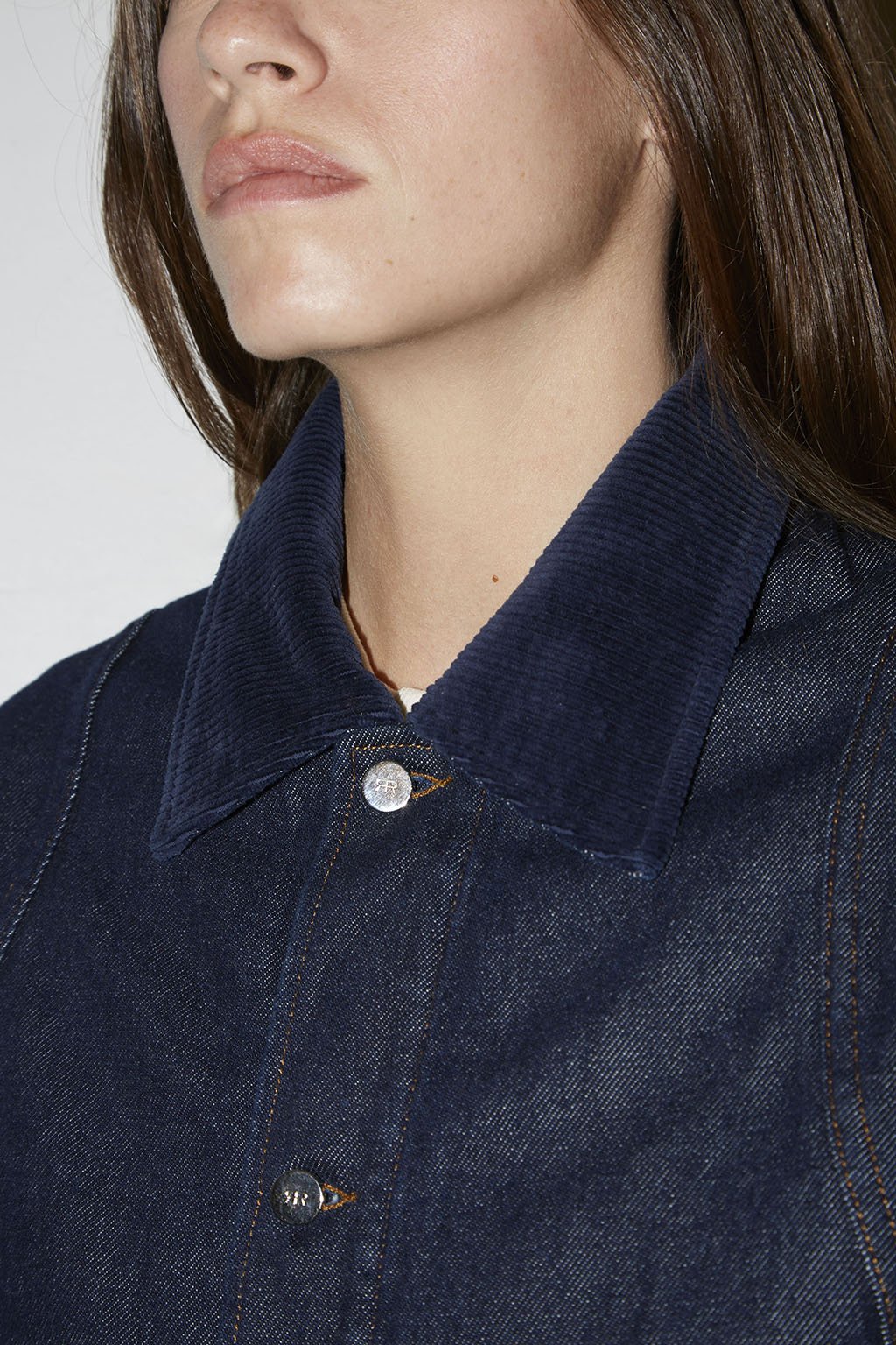 VESTE HENRI EN DENIM BRUT - ROSEANNA